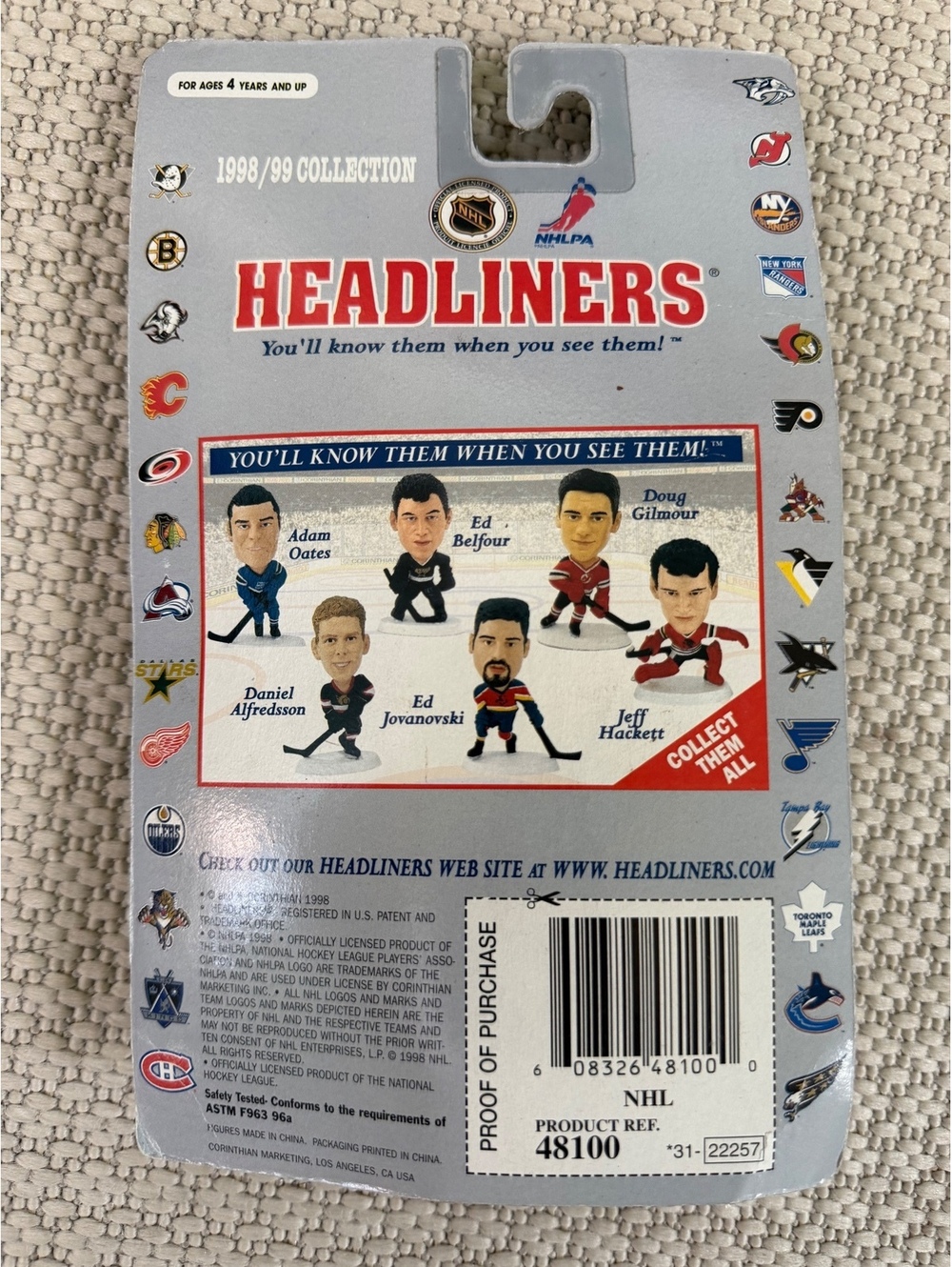Zigmund Palffy NY Islanders NHL Headliners 1998-99 Corinthian Figure Sealed - Picture 2 of 2